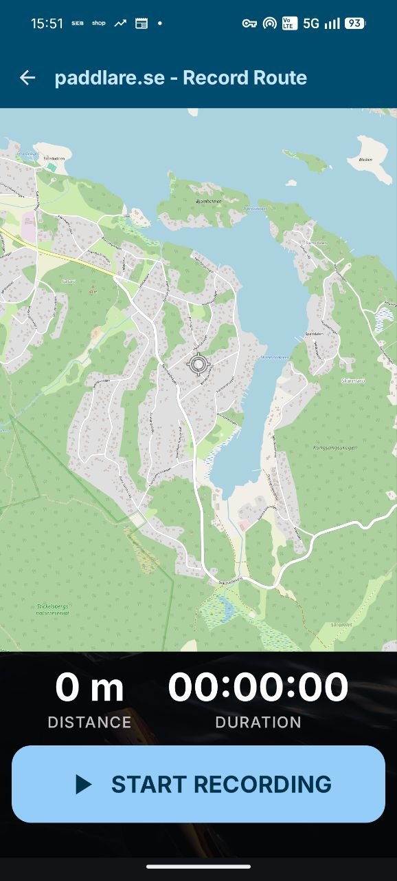 Paddlare Android app